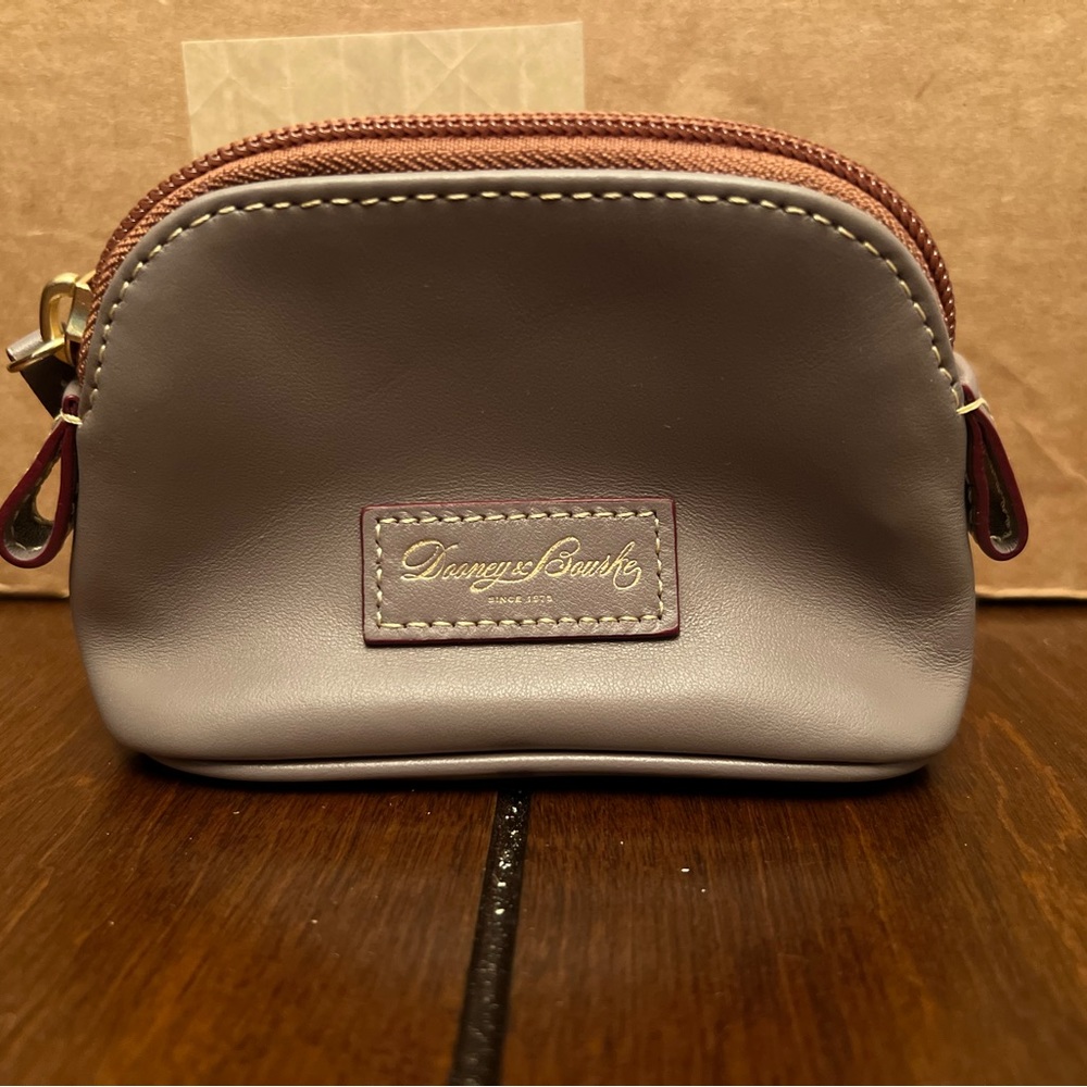 Dooney And Bourke Mini Leather Zipper Pouch